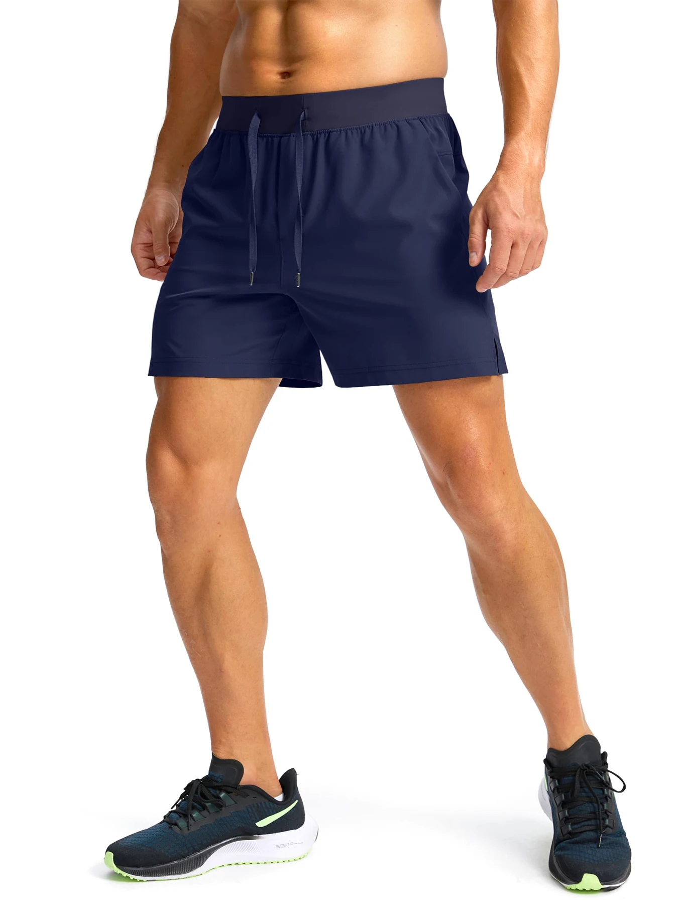 Herren-Laufhose, atmungsaktiv, schnell trocknend, für den Außenbereich, Basketball-Laufhose, bequeme, leichte Sportbekleidung – Detail 11