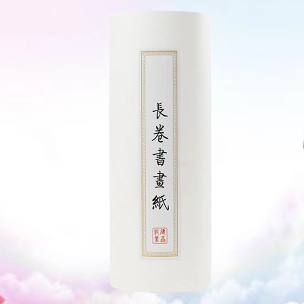 

35Cm X 100M Chinese Calligraphy Thickened Xuan Paper For Brush Ink Writing Sumi Art Hand Painting Rice Paper Art Supplies