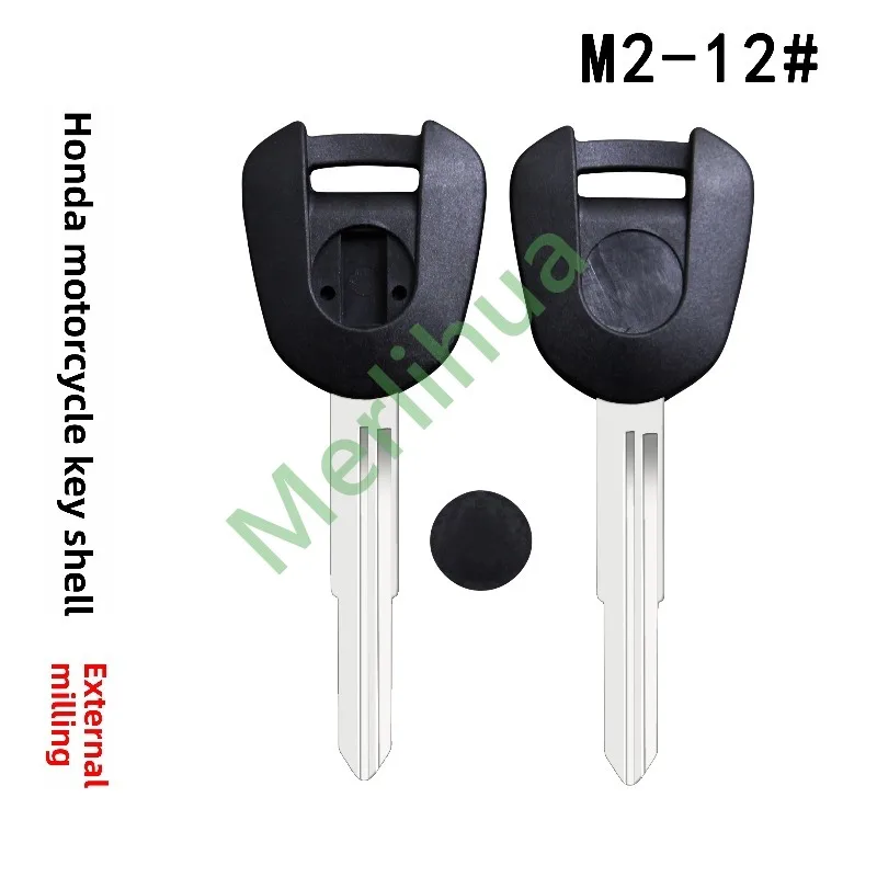 FOR Honda Motorbike Spare Mechanical Uncut Key Blank Key‑Handle Chip‑Mountable Design Compatible With F6B GL1500 GL1800 Gold Win
