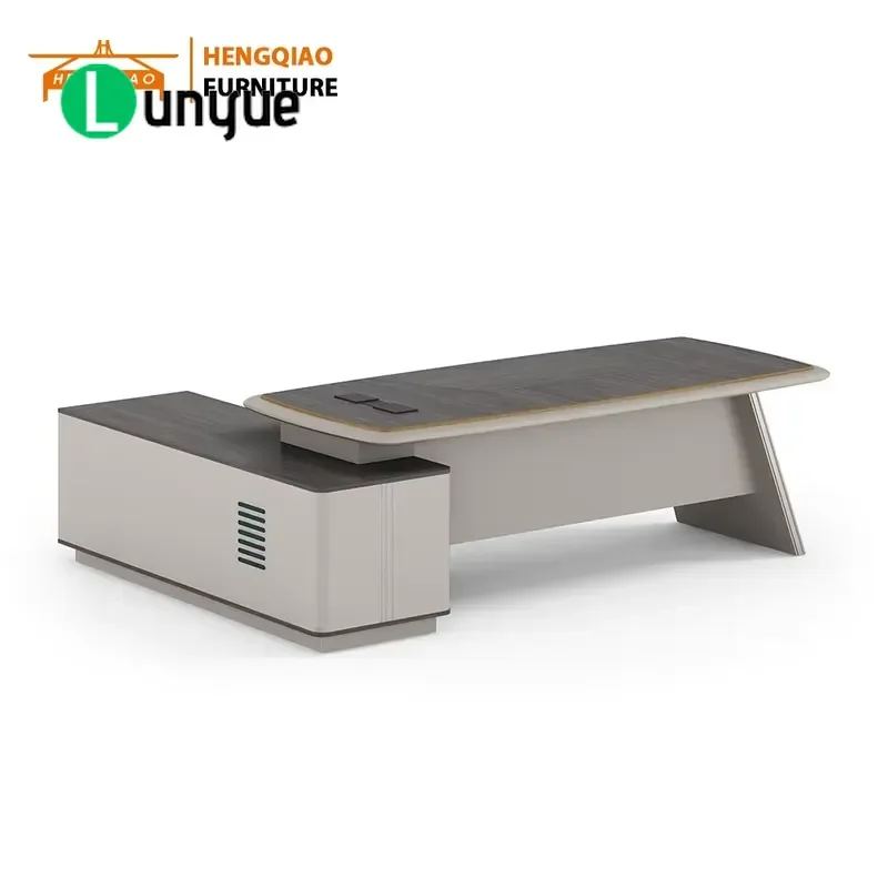 L Shaped Computer Desk Executive Office Home Furniture Large Countertop Workstation for Gaming Study Corner Space Saving