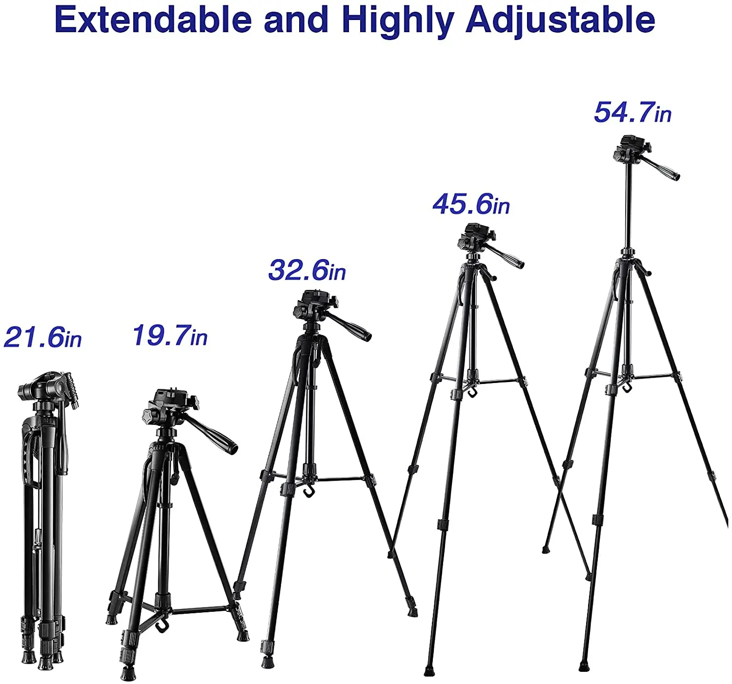 Laser Level Tripod with Carry Bag Lightweight Adjustable Aluminum Alloy Tripod Stand for Rotary and Line Lasers