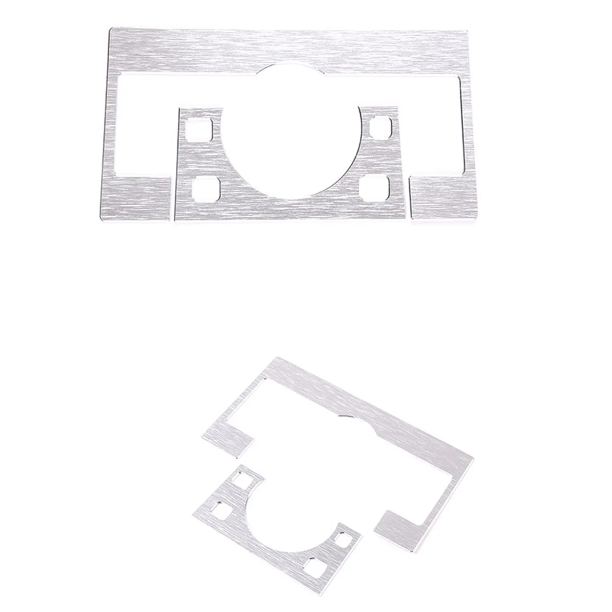 

For 2 2007-2012 Car Centre Control Terrain Adjustment Trim Cover+Gear Shift Anti-Scratch Stickers