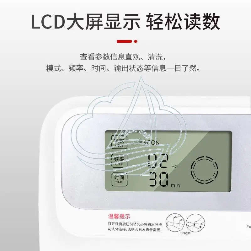 Portable Pulse Electroacupuncture Instrument Meridian Electrotherapy Physiotherapy Device for Body Acupuncture Care