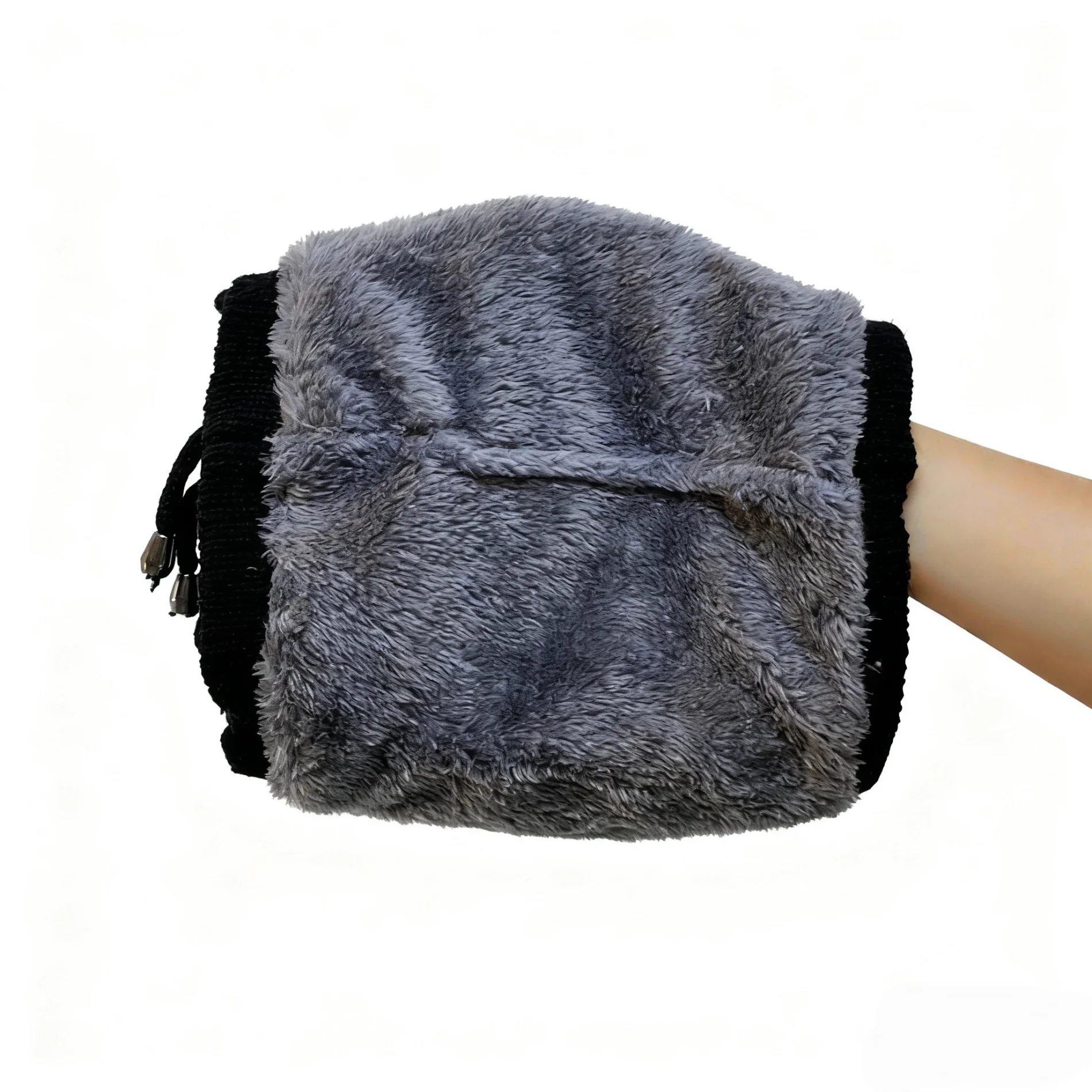 Mehrzweck-Set mit gestrickter Wintermütze und Schal | Warme Thermo-Mütze, Halswärmer, Ski-Gesichtsbedeckung für Damen und Herren, Outdoor, kaltes Wetter – Detail 2