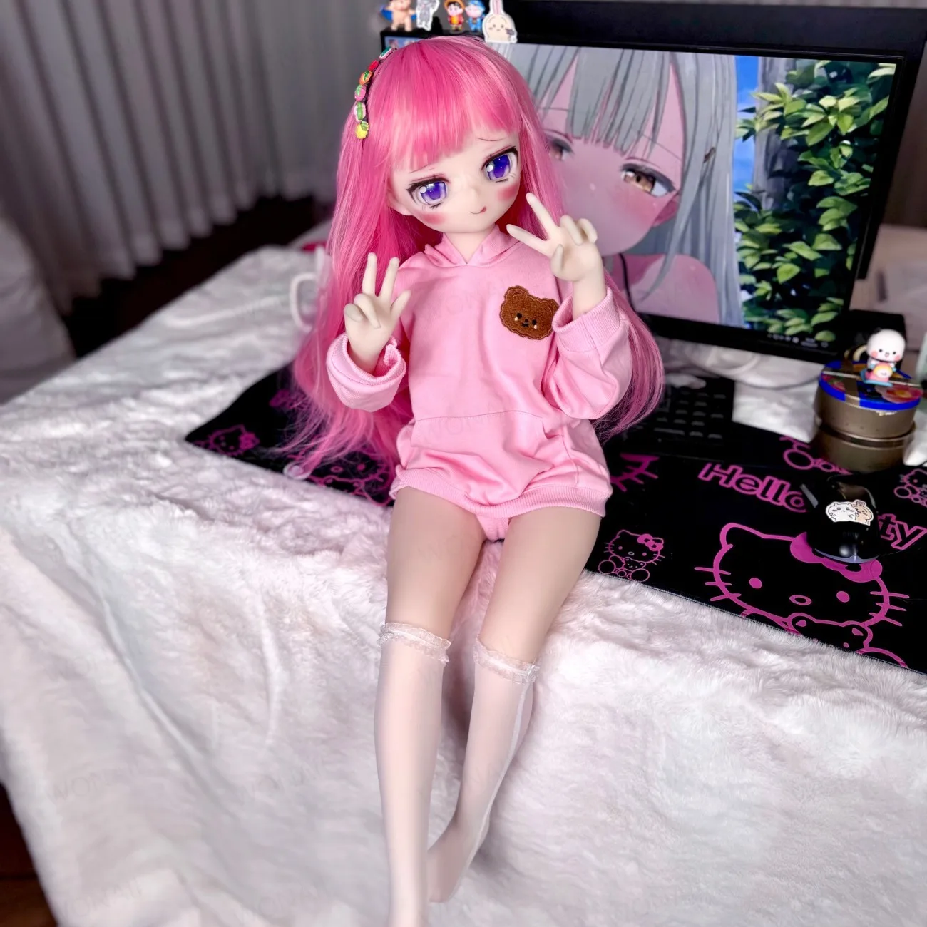 دمية شخصية وردية مزيفة، خيارات متعددة الحجم، صديقة مثالية، لعبة الذكور البالغين، محاكاة الجسم السفلي الأنثوي (بدون ملابس