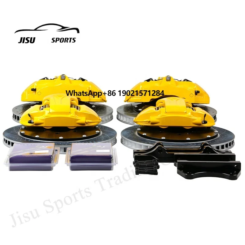 Car Brake Kits 18z Front 6 Piston Brake Calipers Rear Hand Brake 355-380MM Disc Rim 19 Inch for E46 436 E92 E91 E93 E81 E82