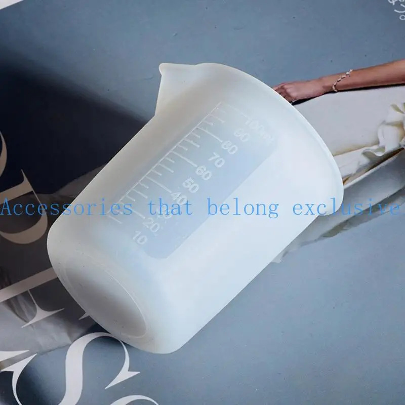 31BB Non-Stick Measuring Cup with Precise Scale Resin Mixing Cup Card Slot Cup Dispensing Cup Epoxy Split Cup Stir Stir