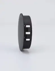 검정색 35mm 원형 플라스틱 커버 가구 패널 구멍 마개 드릴 나사 가구 구멍 마개 도난 방지 문 구멍