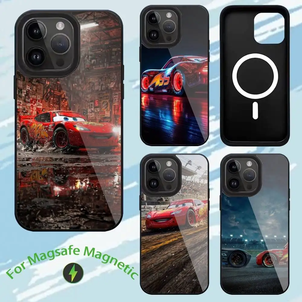 

Movie L-Lightning Mc-MCQueenS-S Phone Case For iPhone17,16,15,14,13,12,11,Plus,Pro,Max For Magsafe Wireless Charging case