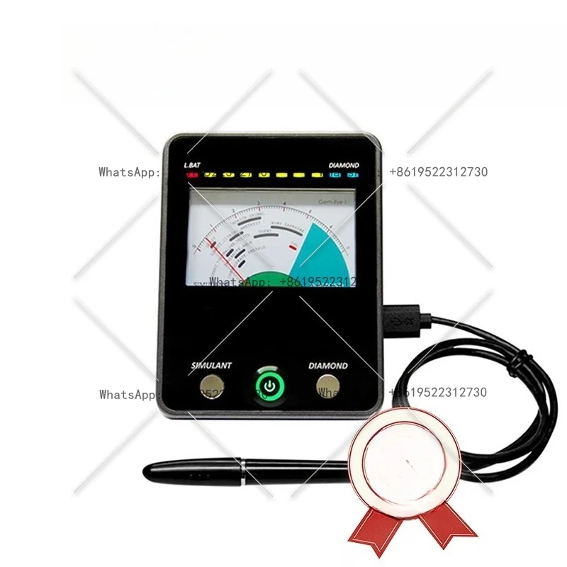 Professional jewelry diamond measuring pen, moissanite diamond color treasure red and blue treasure tester