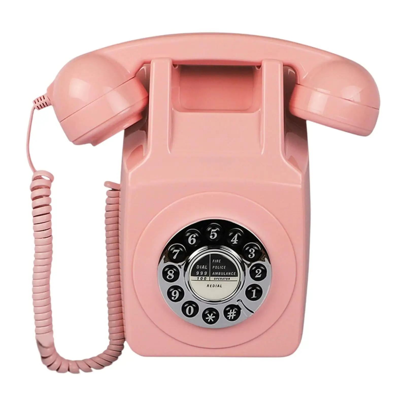 Wall Telephone Fashion Seniors Gift Corded Phone for Office Kitchen Cafe