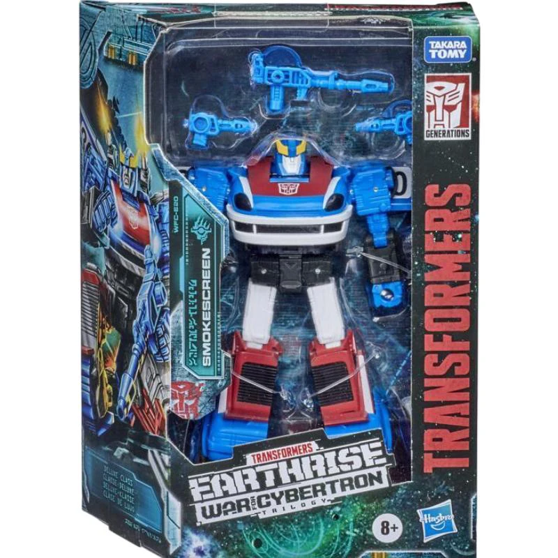 W magazynie Takara Tomy Transformers Toys Earthrise Series WFC-E20 Smokescreen Action Figure Robot Collection Hobby Zabawki dla dzieci