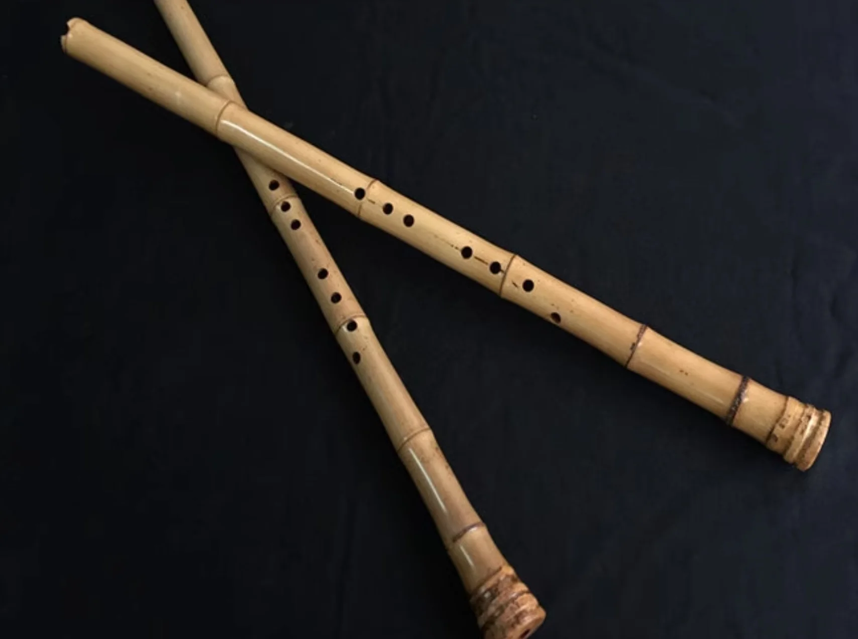 Nanxiao phyllostachys bambusoides five holes Shakuhachi Chinese woodwind instruments - Image 3