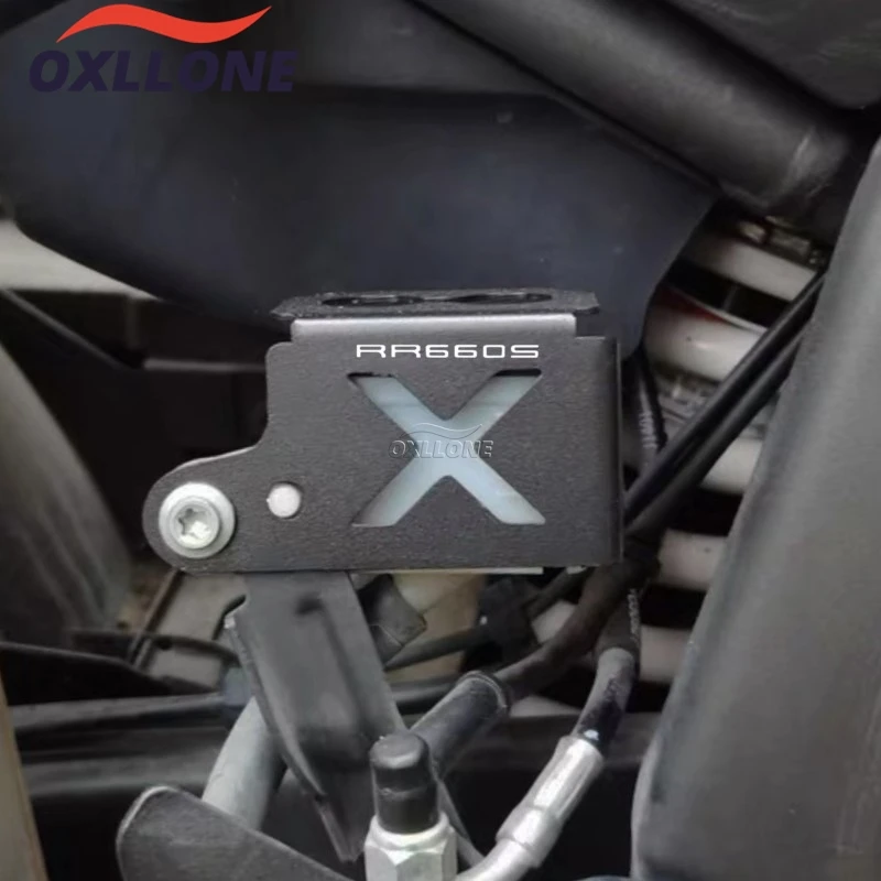 

For VOGE RR660 RR660S 2023 2024 2025 2026 Motorcycle Rear Brake Fluid Reservoir Cover Guard Oil Cup Protector RR 660 S 660S