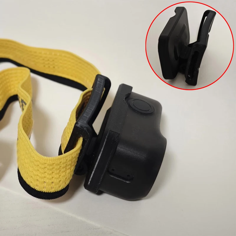 1PCS For DJI Osmo Nano Action Camera Head Strap Magnetic Mount Adjustable POV Angle Quick-Release Adapter Bracket Modified Parts