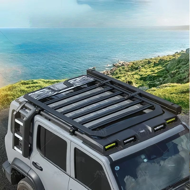 Hot Selling Car 4x4  Accessories Roof Rack Side Ladder Storage Side Box for Tank 300 Accessories