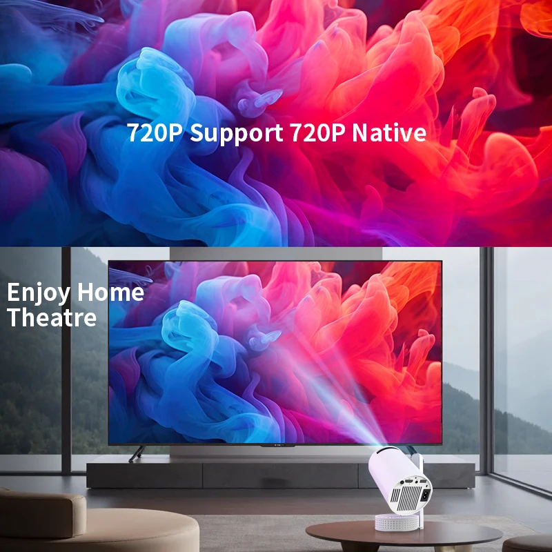 Mango Cloud Android 11 M11 Dual Wifi6 130Ansi BT5.0 1280 * 720P Portable Outdoor Movie Projector