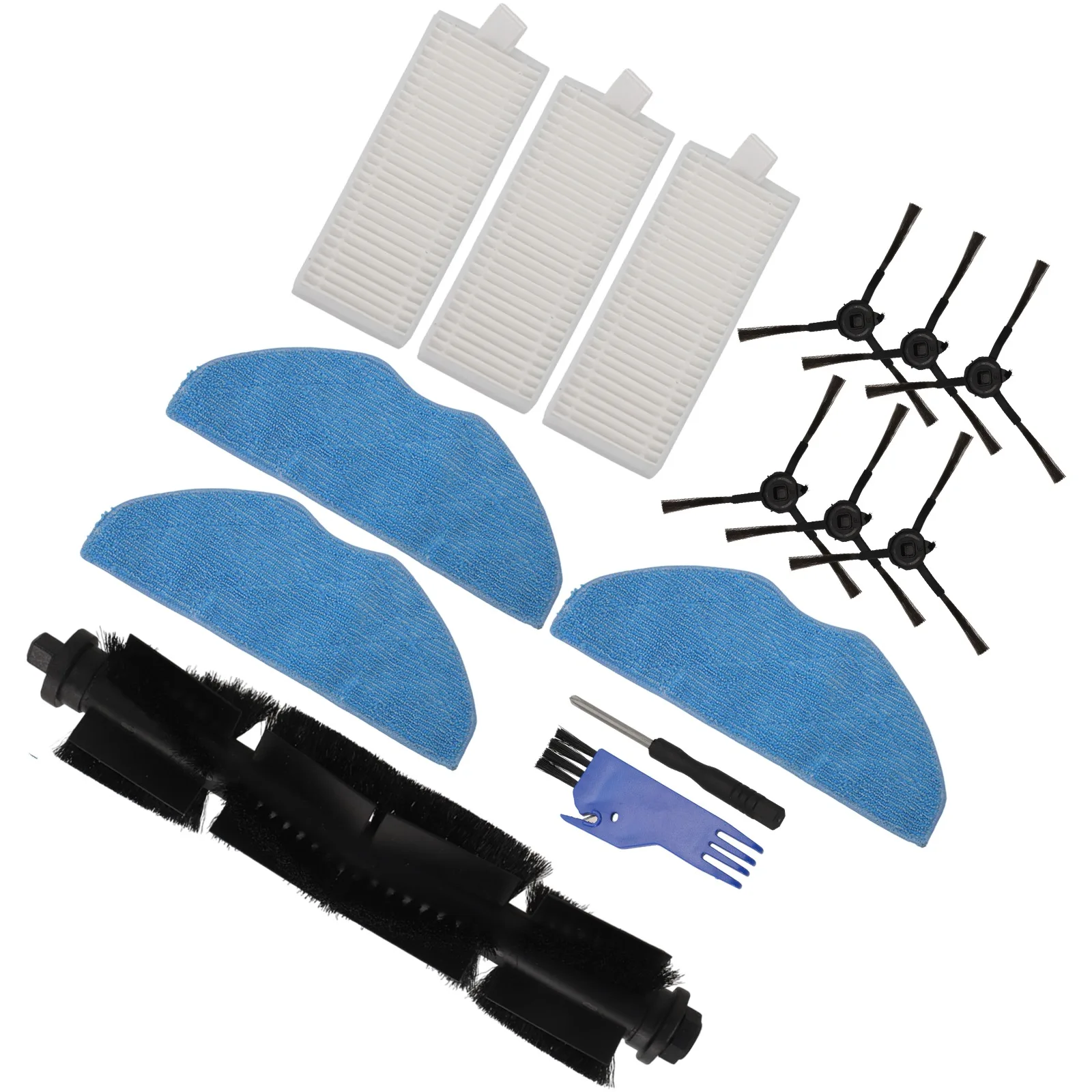 15 pçs kit de filtro escova para 360 para botslab s8 plus para ezviz re4/re5 plus robô aspirador substituição acessórios
