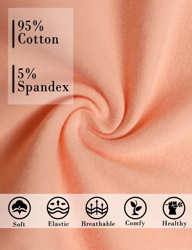 Imagen 2 del producto Molasus-ropa interior de algodón para mujer, bragas de cintura alta, cobertura completa, suaves y transpirables, conjuntos de bragas de recuperación de cirugía Abdominal