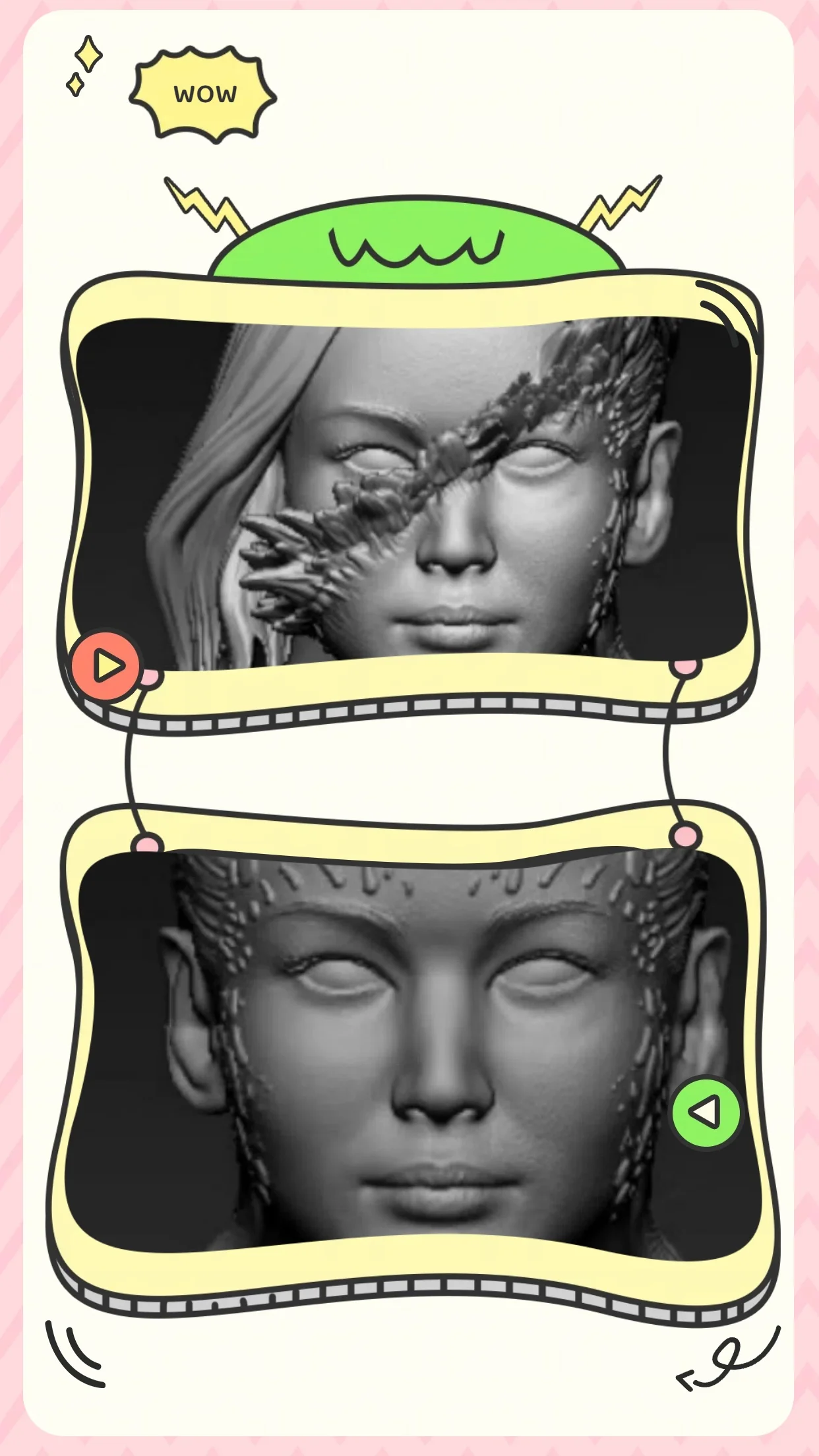 

【30days Made】Pre-sale 1/12 Scale Female Soldier Anti-hero Mutant Raven Unpainted Head Sculpt Accessories For 6'' Action Figure