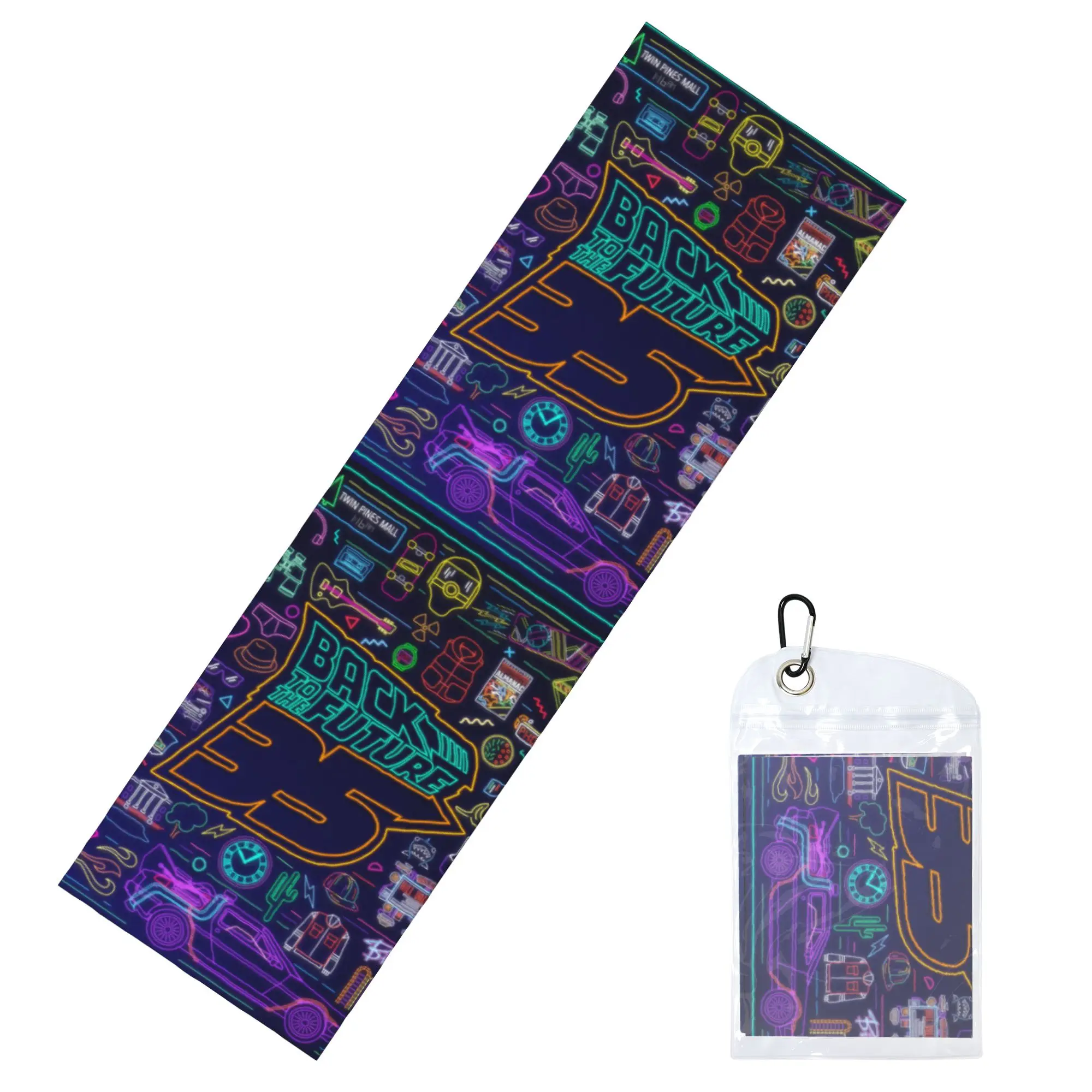 Back To The Future Cold Exercise Towel Quick Dry Face Towel Circuits Of Time Shower Towels