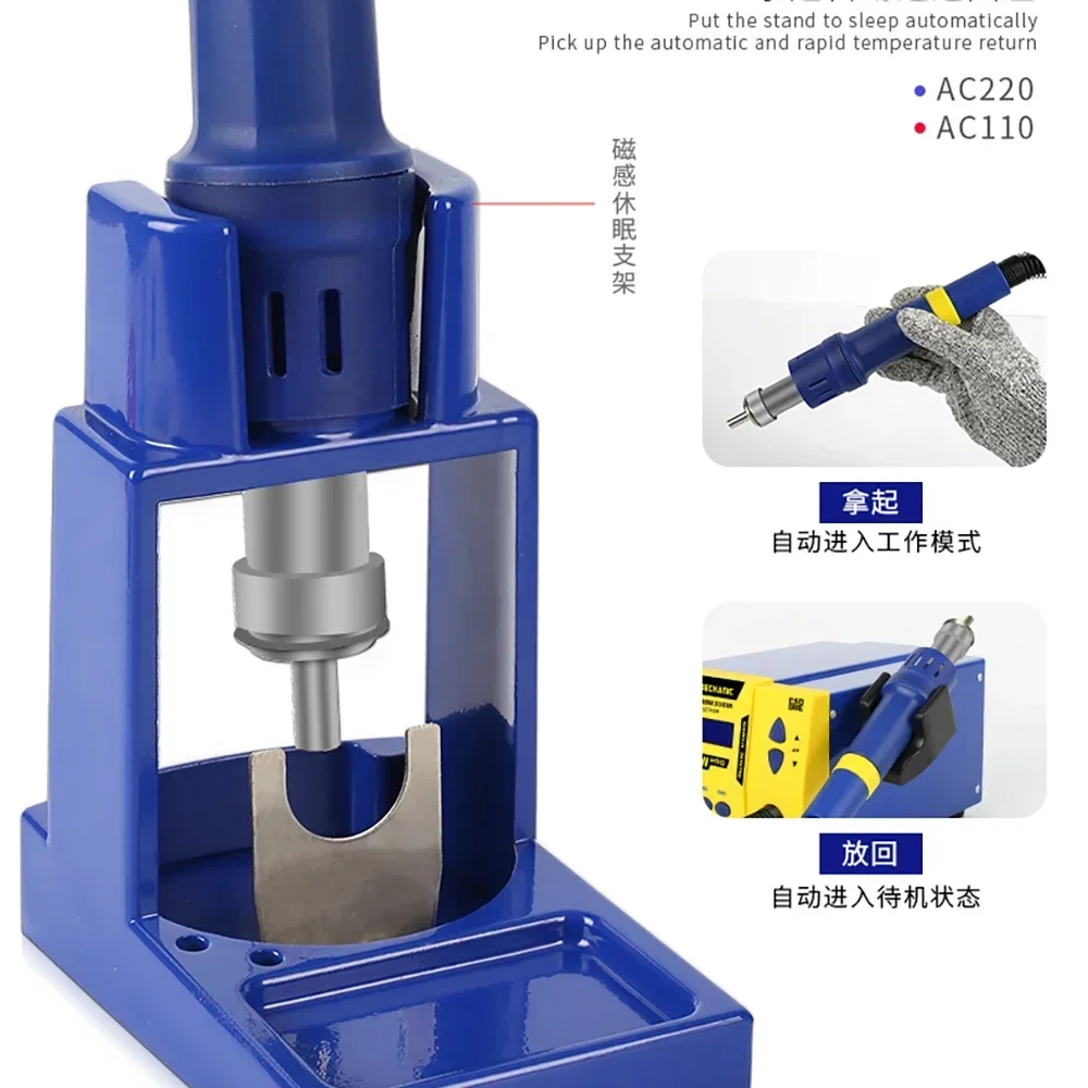 Hot Air Rework Station MECHANIC 861DW Pro 1000W Lead Free Heat Gun DIgital BGA Soldering Station for Phone PCB Welding Repair