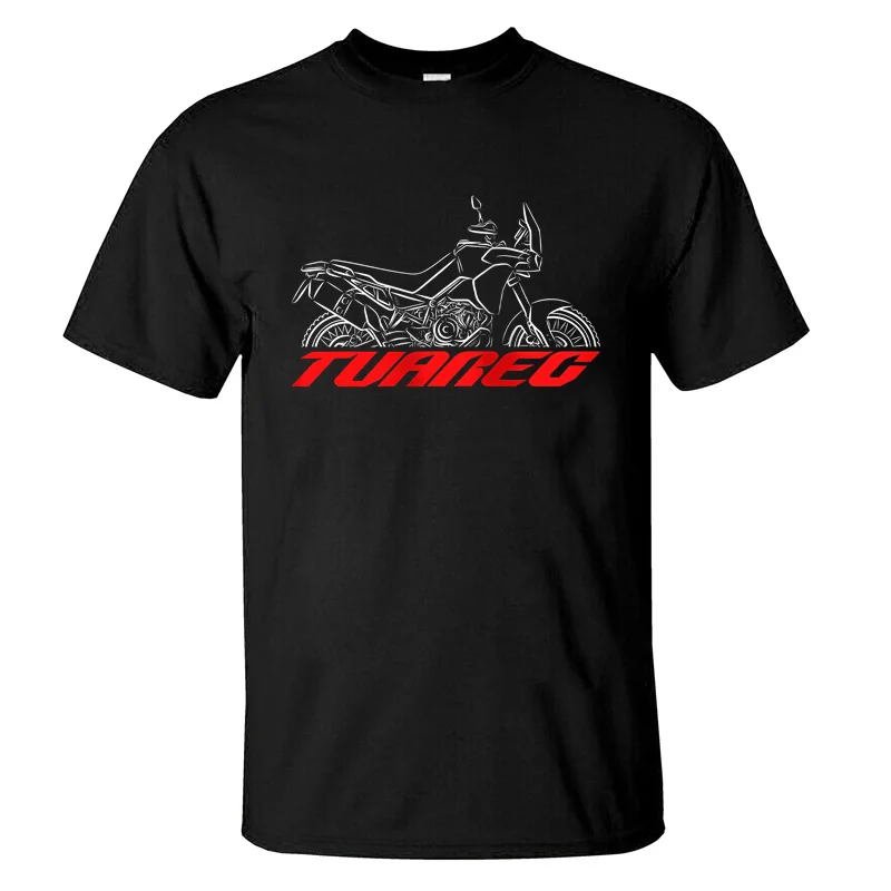 2024 Men T Shirt Casual T-shirt Aprilia Tuareg 660 Adventure Graphic Summer Short Sleeves 100% Cotton S-3XL Cool Tee