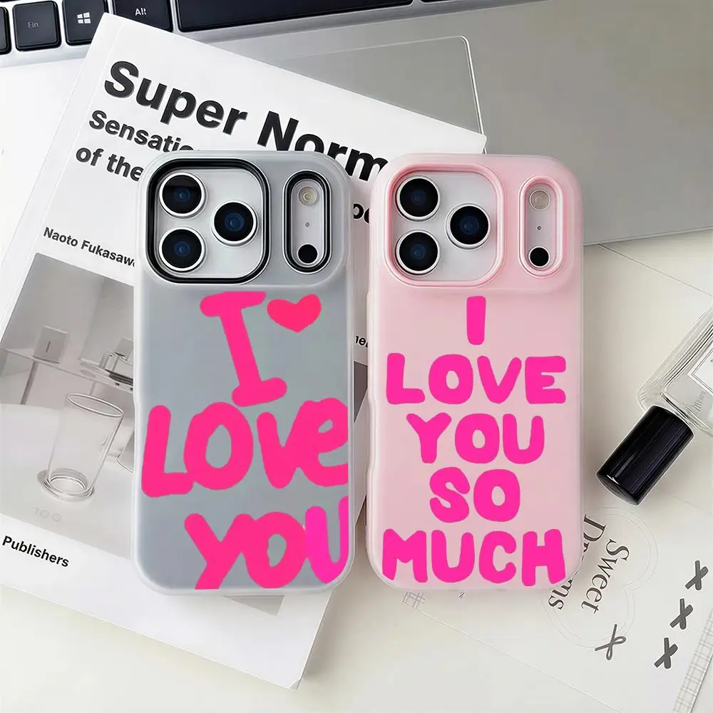 

Sweet I love youS Phone Case 2-in-1 Detachable Clear Case with Slot for Cards & Photos iPhone 12-17