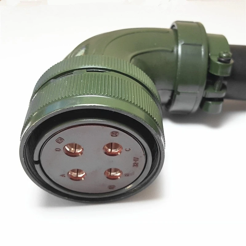 

Military IP67-Rated Circular Connector Set: Aluminum Alloy MS3106A Plug & MS3108B32-17S Socket w/Silver Contacts​