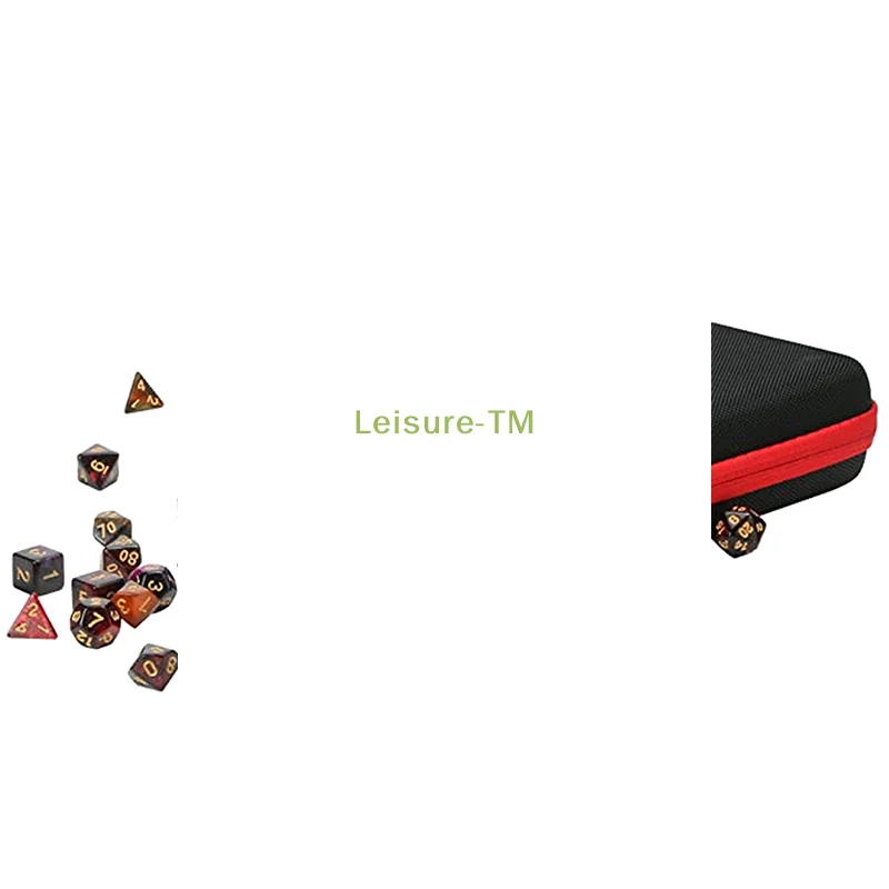 حقيبة حمل صلبة جديدة لألعاب لوحة آر بي جي حزمة النرد إيفا 70 فتحة كيس النرد مع قسم للحقيبة المحمولة