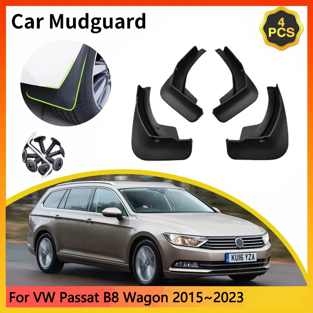 

For Volkswagen VW Passat B8 Wagon Estate 2015~2023 2016 Mid Varian Car Mudguards Mudflap Mudguard Splash Guards Mud Flaps Fender