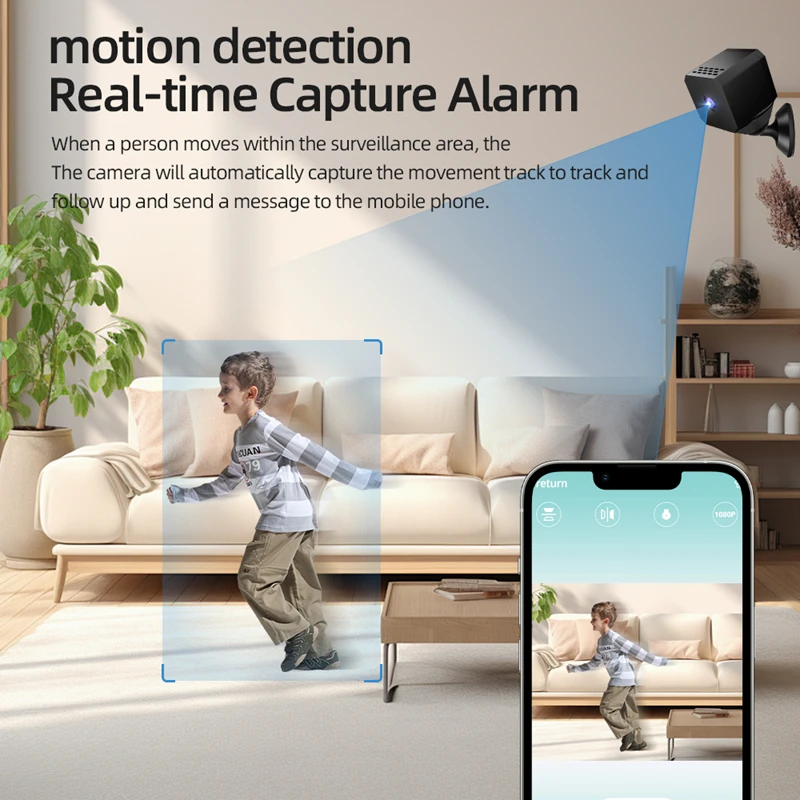 Home Security Lidar - 4K HD WiFi Security Camera for