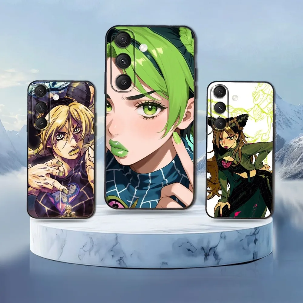 

Anime J-JoJos Jolyne Cujoh Phone Case For Samsung Galaxy S25,S24,S21,S22,S23,S30,Ultra,S20,Plus,Fe,Lite,Note,10,9,5G Black Cover