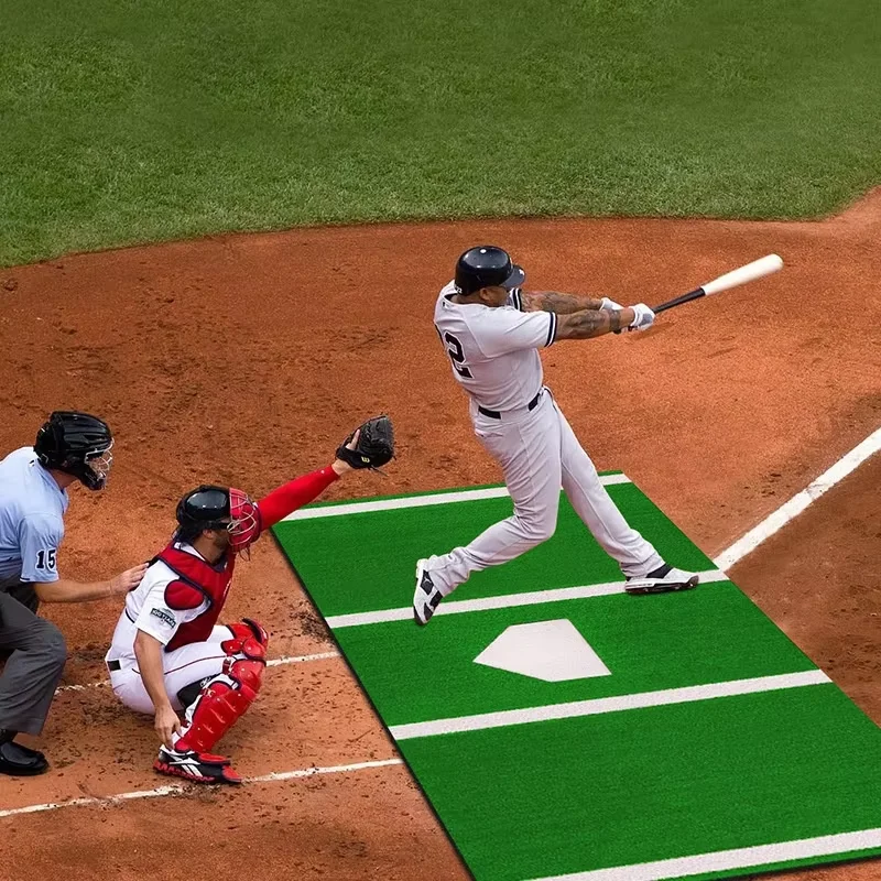 

Non-Slip Baseball & Softball Practice Mat Durable Batting Training Mat for Pitchers Professional-Grade Training Accessories