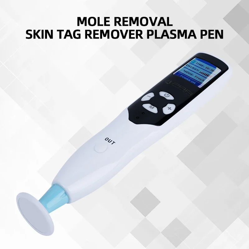 Caneta removedora de toupeira de plasma para remoção de manchas portátil 2 em 1 caneta de ozônio de plasma