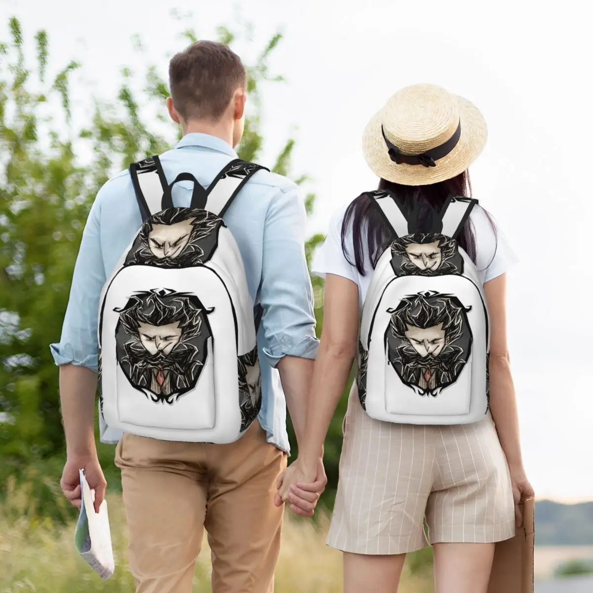 Mochila escolar masculina Dont Starve Willson, mochila escolar para estudantes, bolsa escolar para crianças, bolsa de ombro para computador, para homens e mulheres