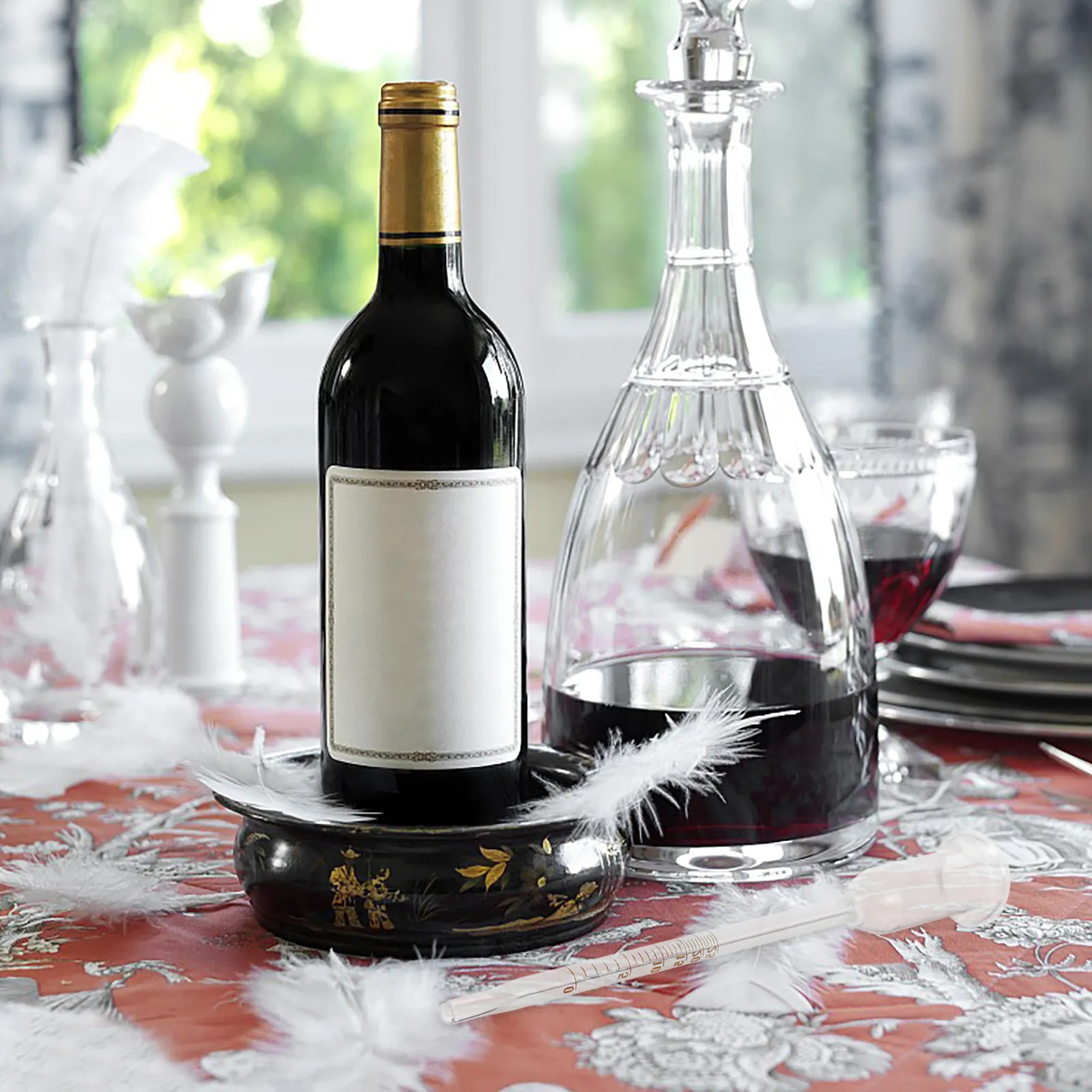 Alcohol Meter Glass Professional Precision Alcohol Tester Wine Liquor Hydrometer Home Brewing Wine Making Supplies