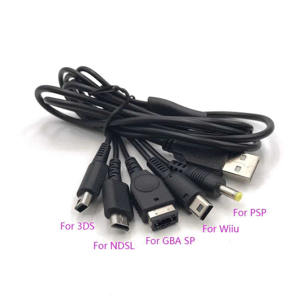 ニンテンドー用ゲームUSB充電ケーブルコード,カラーゲーム充電器,ndsl