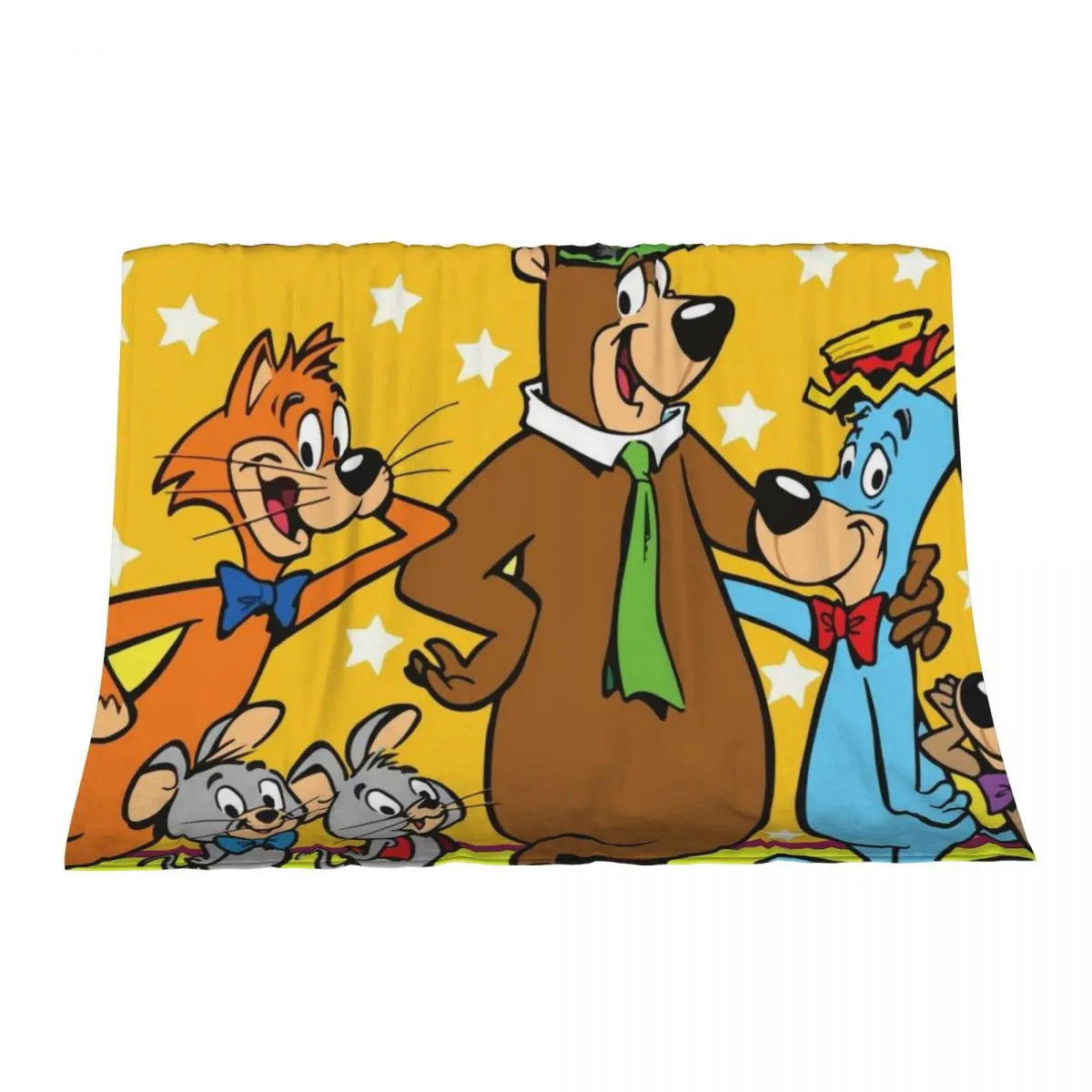 

huckleberry hound and friends Throw Blanket blankets ands valentine gift ideas for babies Luxury Thicken Blankets