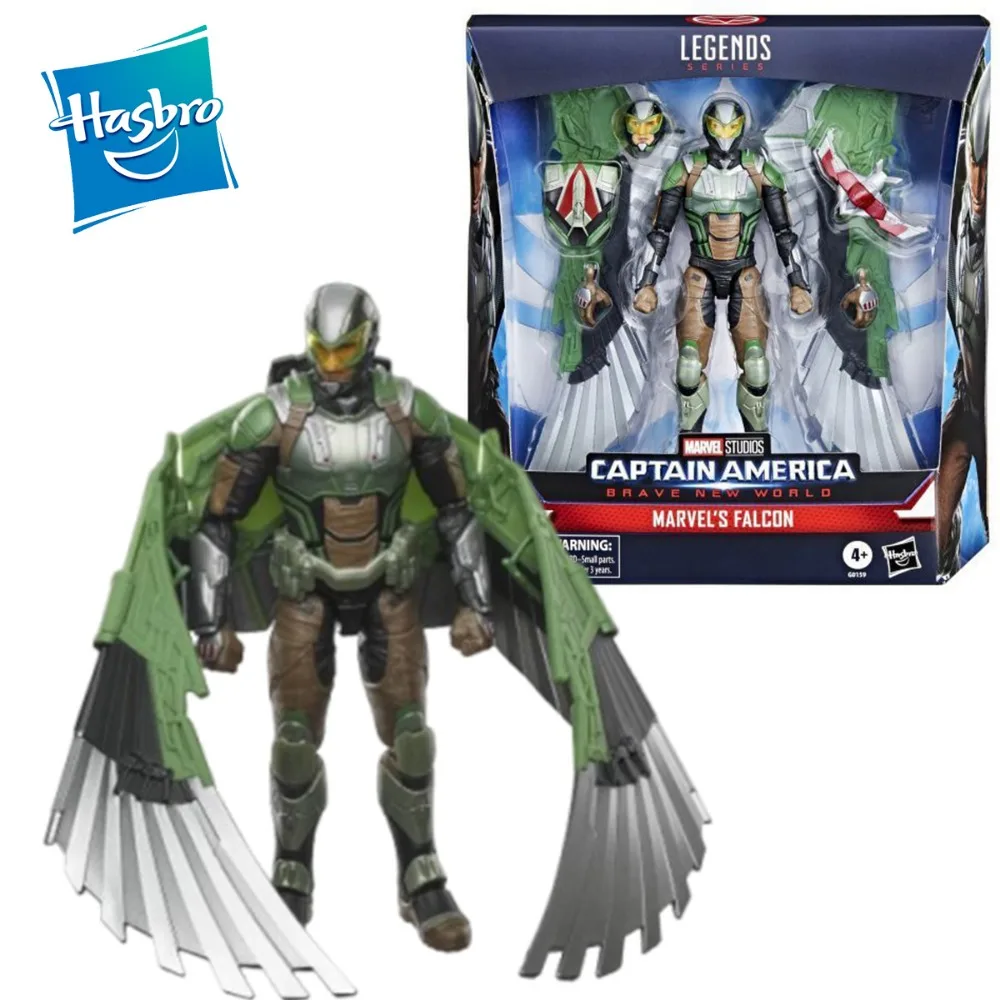 

В наличии оригинальные Hasbro Marvel серии Капитан Америка Марвеллс Сокол фигурку игрушки куклы Коллекция Модель хобби игрушки подарки