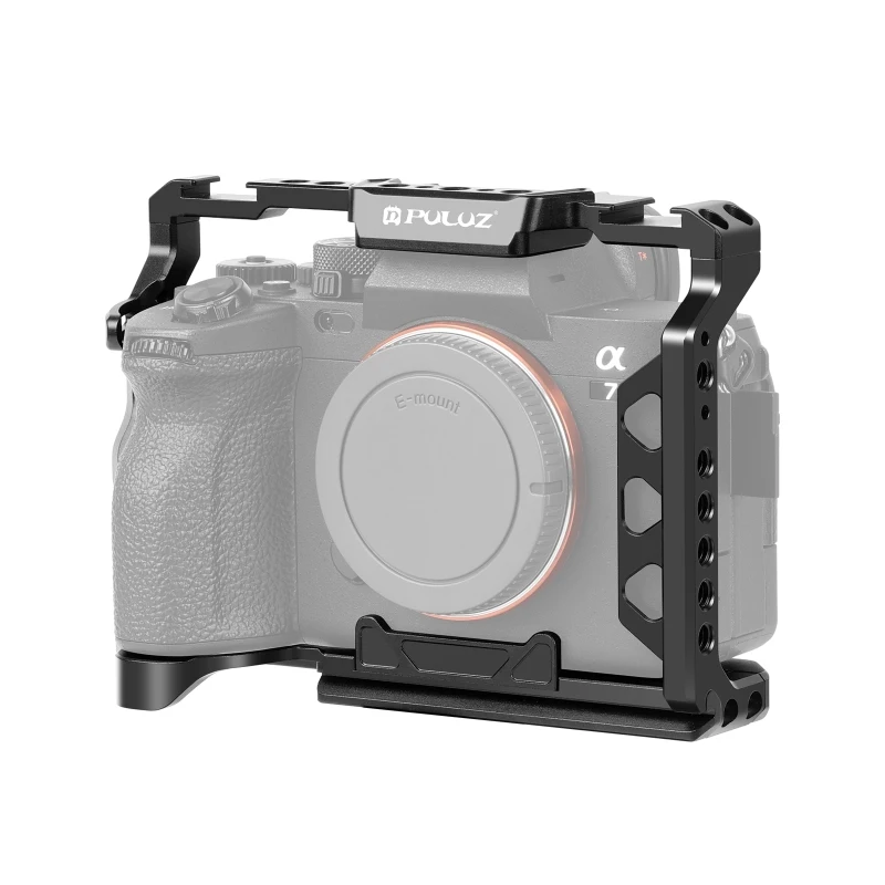 

PULUZ Metal Camera Cage for Sony A7 IV / ILCE-7M4 / A7M4 / A7M3 / A7R3 / A7R III Camera Rabbit Cage Protective Stabilizer Rig