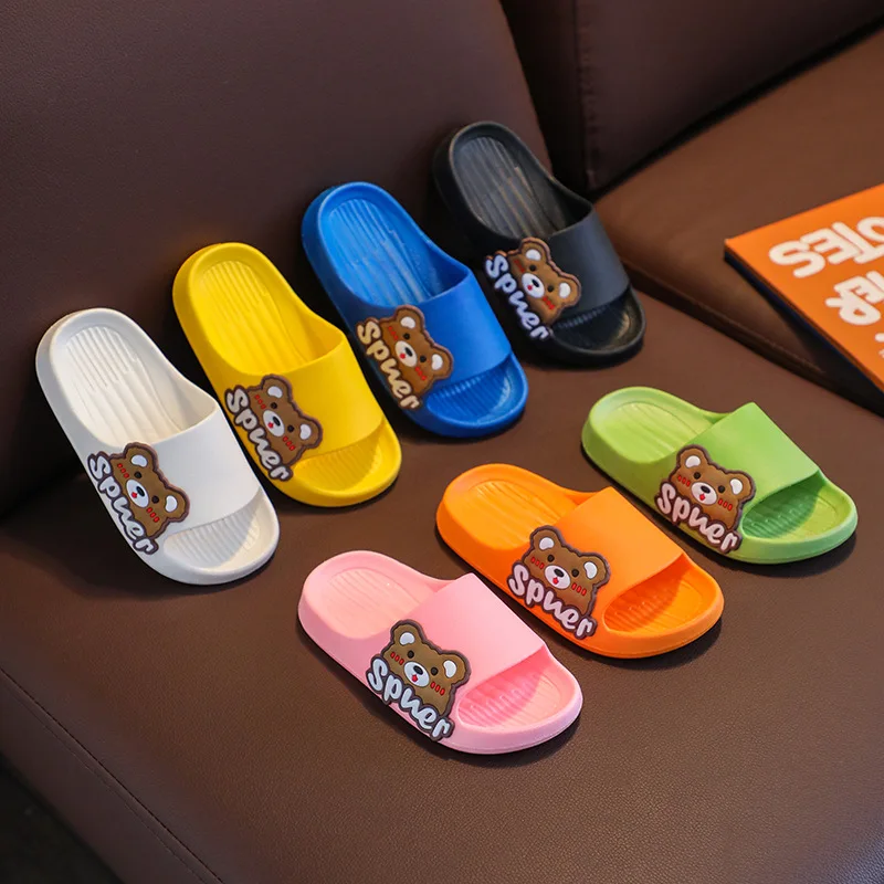 

Slippers Antiskid Girls Shoes 2024 Summer New Kids Shoes Soft Sole Children Slipper Boy Shoe Cartoon Home Slipper Zapatos Niña