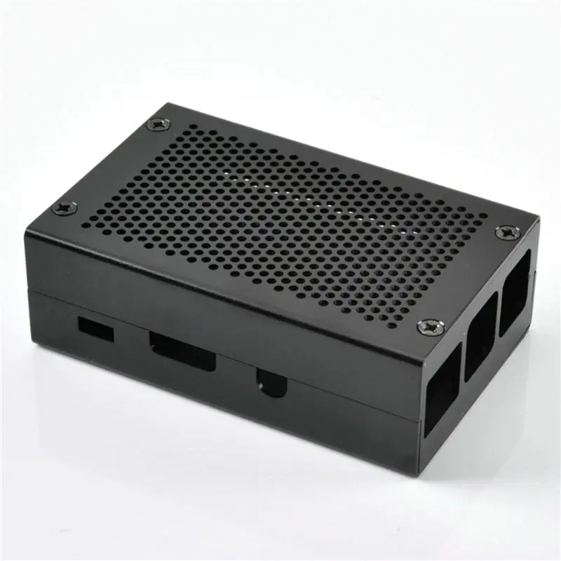 ABRI-3X For Raspberry Pi 3 Model B+ Case Aluminum Case Case Compatible With Raspberry Pi 3 Model B Also(Black)