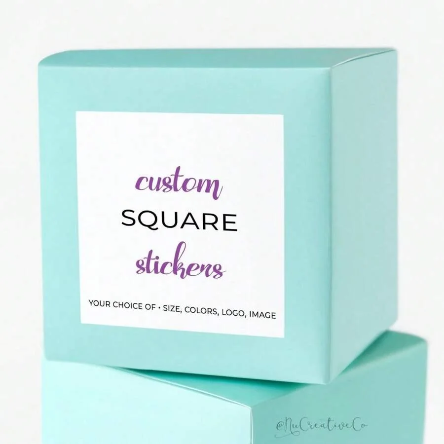 500 قطعة من الملصقات الشخصية المخصصة (للحفلات الزفاف والمعمودية والحفلات وتغليف الهدايا)