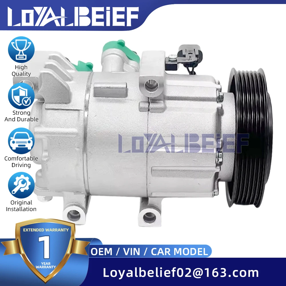

Компрессор кондиционера VS14E для Kia KX3 2006-2011, Hyundai Creta, Elantra, IX25 1.6 CRDi 977014V001, 977014V000, 97701-4V000, 97701-4V001