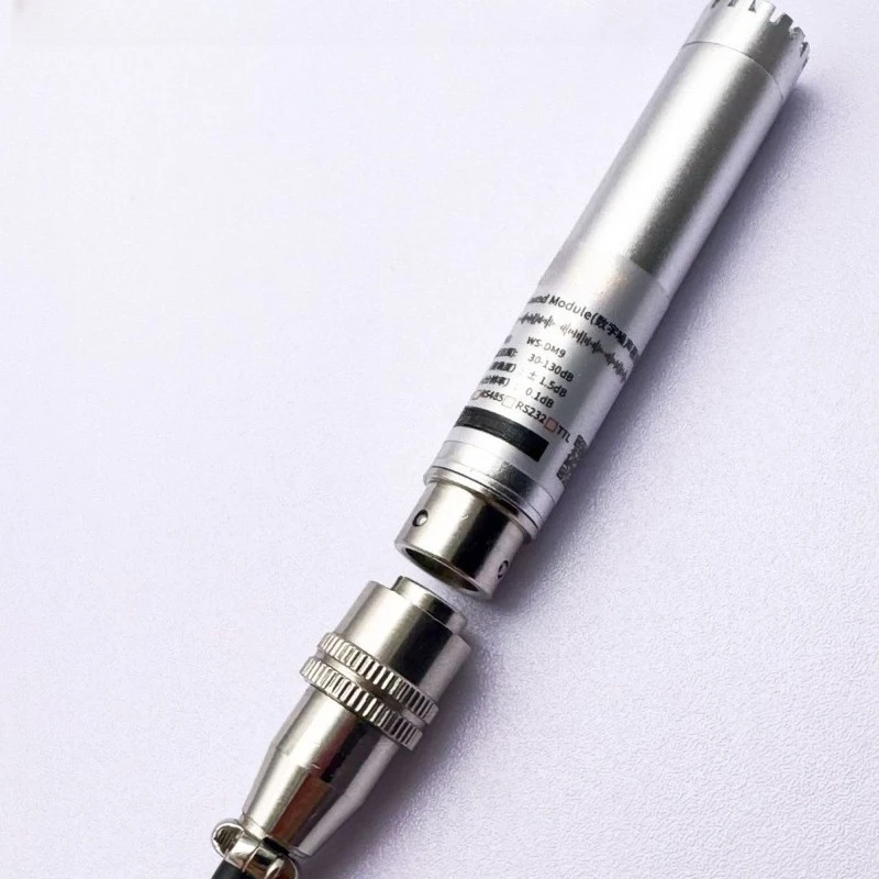 Industrial Digital Noise Sensor Sound Probe Signal Transmitter RS485 RS232 TTL Output