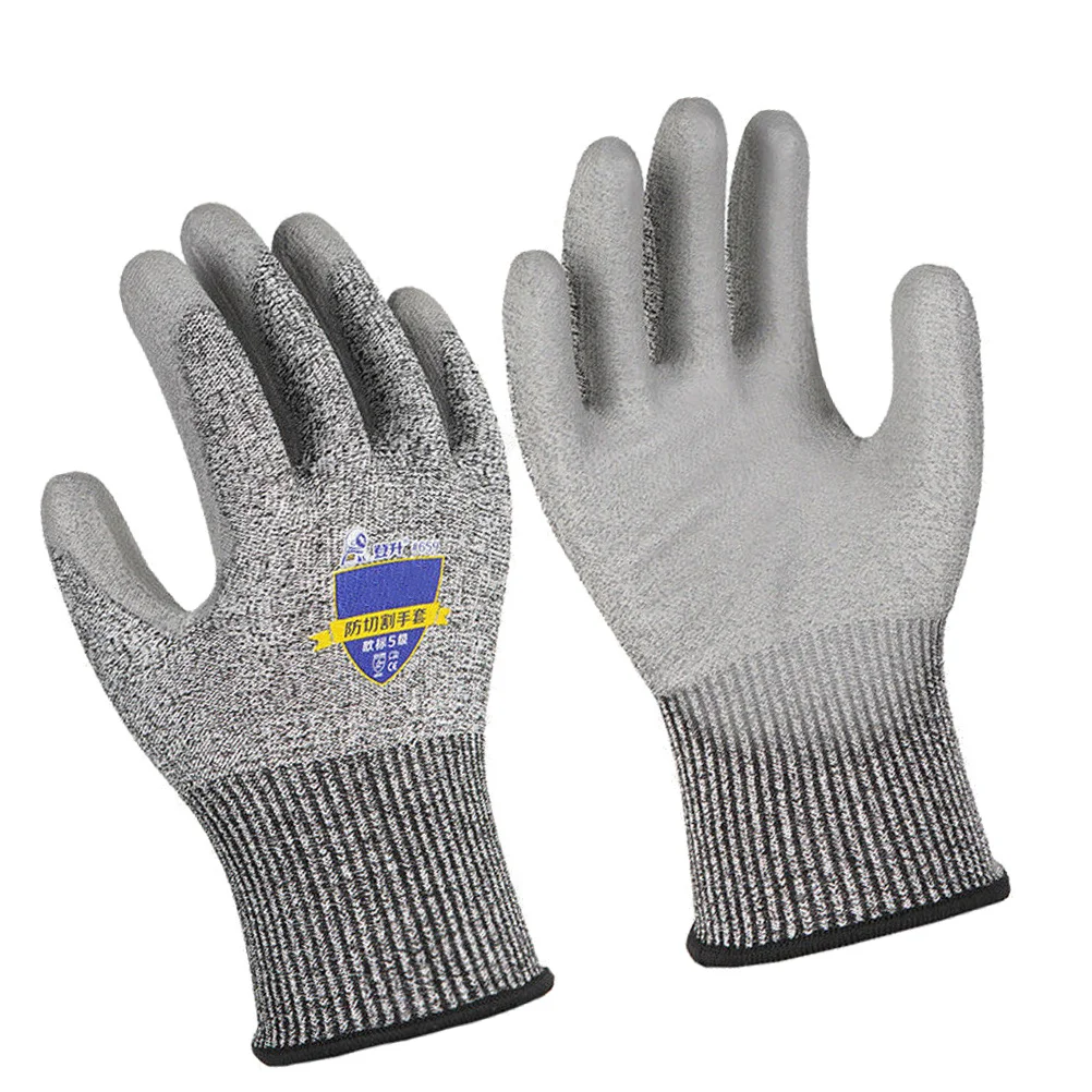 1 Pair Cut Resistant Gloves Level 5 Protection For Welding Gardening Wood Carving Kitchen Use Stab-Proof Labor Protective Gear