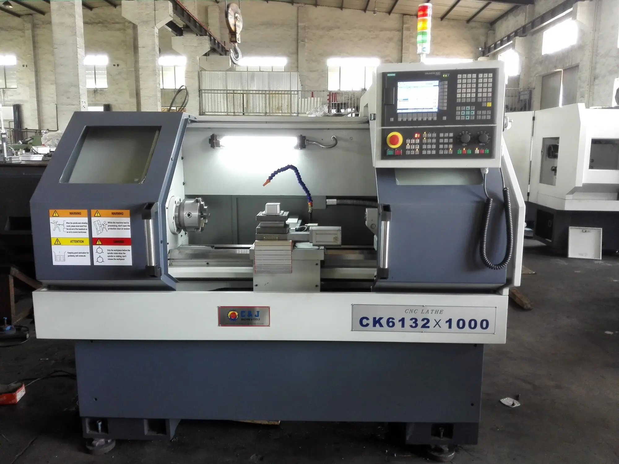 Ck6132 Lathe With Cyder Chuck & 6 Position Tool Post