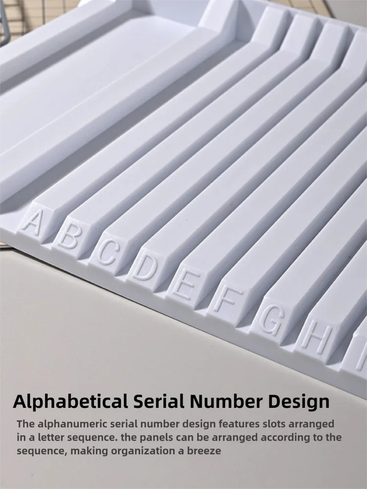 MSWZ MS094 Assembled Parts Sorting Tray, Small Parts Organizer for Gundam Military Scale Model Assembly & Workbench Storage