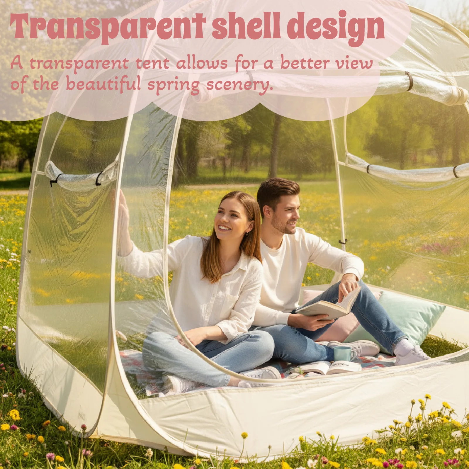Transparent Bubble Dome Clear PVC Pop Up Instant Shelter Backyard Garden Camping Picnic Wedding Party Event Outdoor Hot view 5